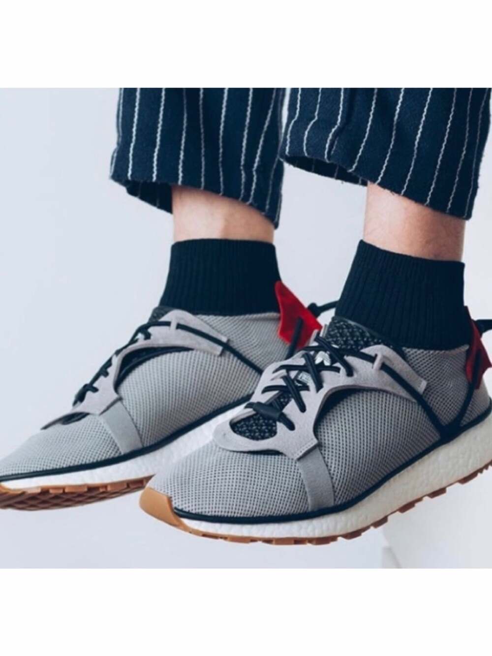 Adidas x Alexander Wang AW Run Grey Red CM7826 Sneakers